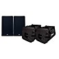 QSC K12.2 12" 2000W Powered Speaker Pair With TOTE-XP Speaker Bags thumbnail