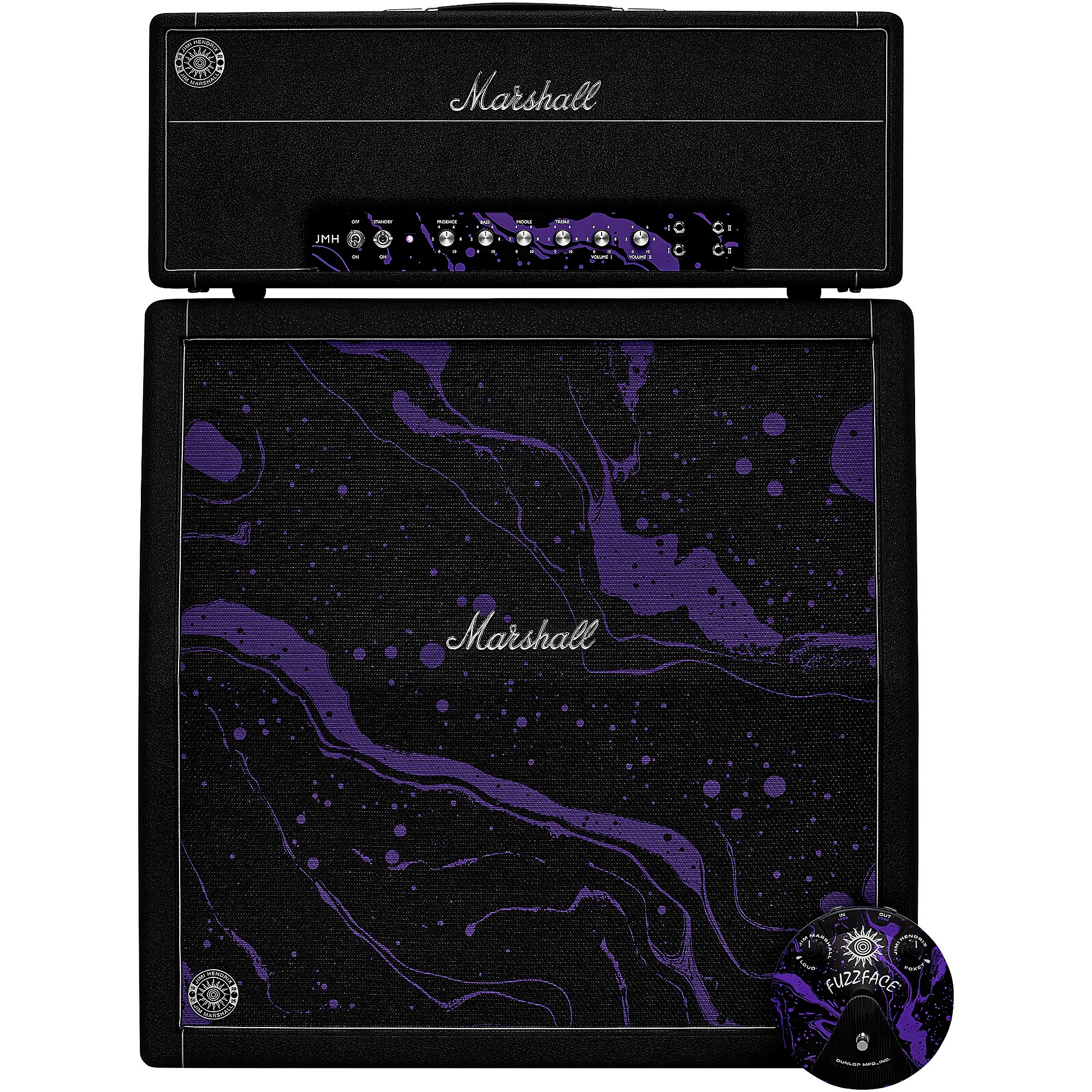 Marshall x Hendrix 60th Anniversary Half-Stack Bundle With JMH-1