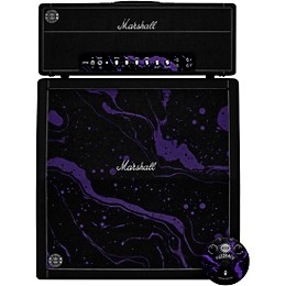 Marshall x Hendrix 60th Anniversary Half-Stack Bundle With JMH-1 Fuzz Face Pedal - Cosmic Black & Purple Swirl