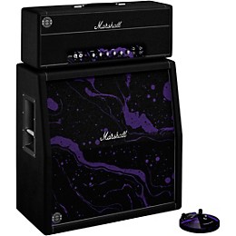 Marshall x Hendrix 60th Anniversary Half-Stack Bundle With JMH-1 Fuzz Face Pedal - Cosmic Black & Purple Swirl