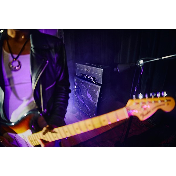 Marshall x Hendrix 60th Anniversary Half-Stack Bundle With JMH-1 Fuzz Face Pedal - Cosmic Black & Purple Swirl