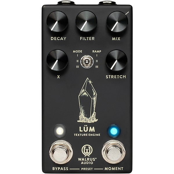 Walrus Audio Lum Texture Engine Reverb Pedal - Black