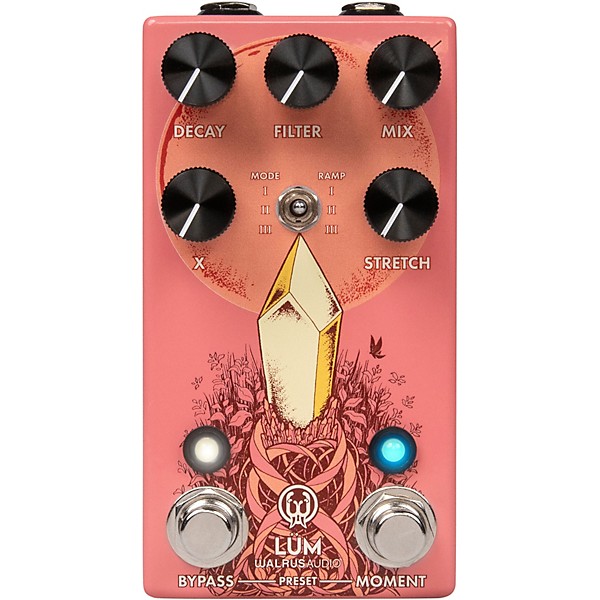 Walrus Audio Lum Texture Engine Reverb Pedal - Guava