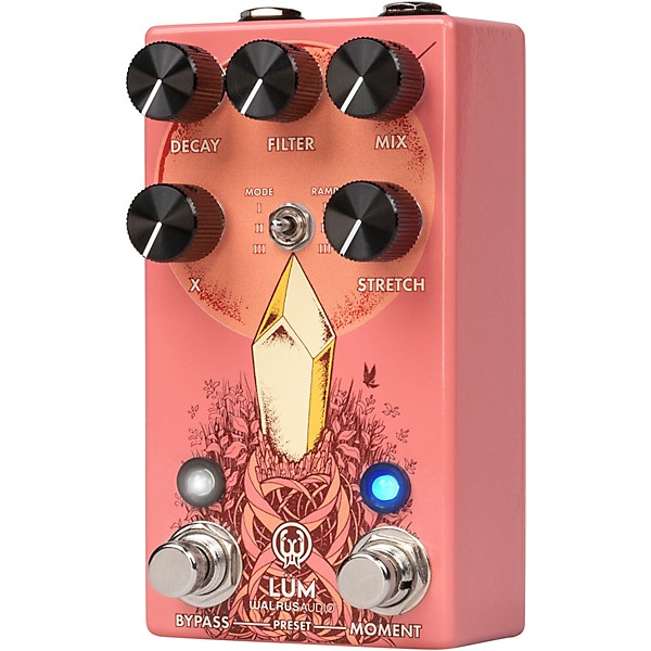 Walrus Audio Lum Texture Engine Reverb Pedal - Guava
