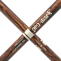 Promark Forward FireGrain Hickory Drumsticks - 2-Pack, 5A Wood