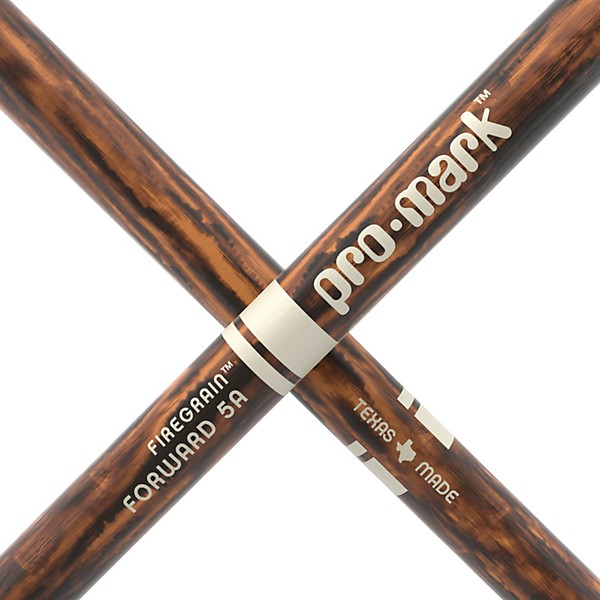 Promark Forward FireGrain Hickory Drumsticks - 2-Pack, 5A Wood