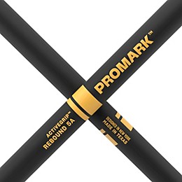 Promark Rebound ActiveGrip Hickory Drumsticks - 2-Pack, 5A Wood