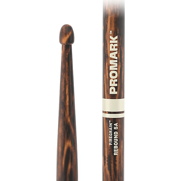 Promark Rebound FireGrain Hickory Drumsticks - 2-Pack, 5A Wood