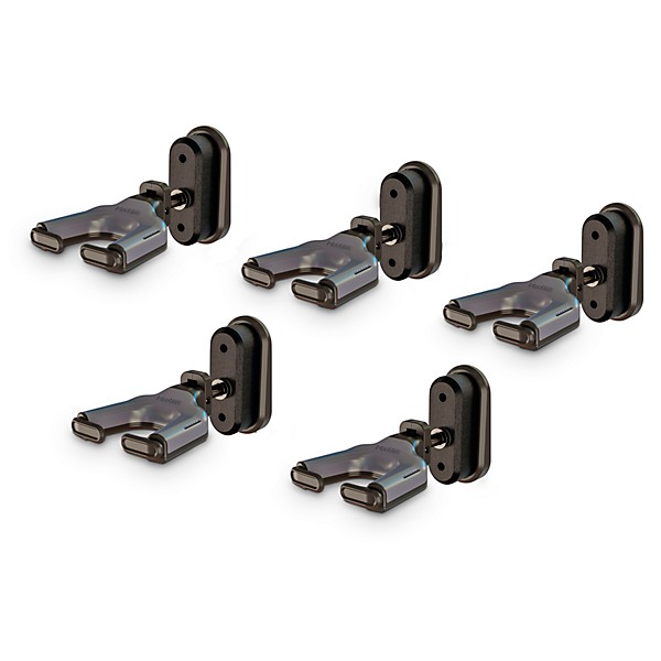 Proline MOUNT Premium Wall-Mounted Guitar Hanger 5-Pack - Black
