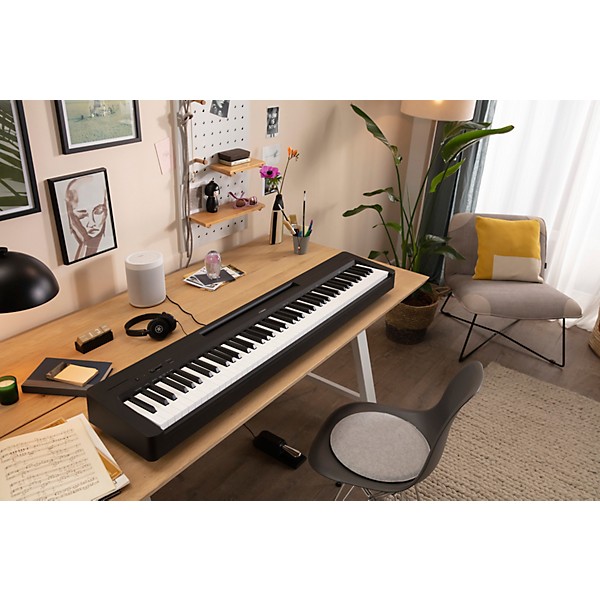 Yamaha P-145B 88-Key Digital Piano - Black
