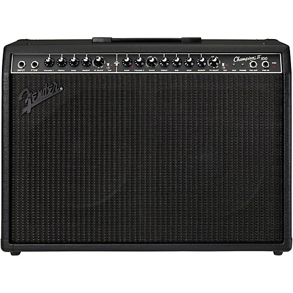 Fender Champion II 100 Blackout Edition 100W 2x12" Guitar Combo Amp - Black