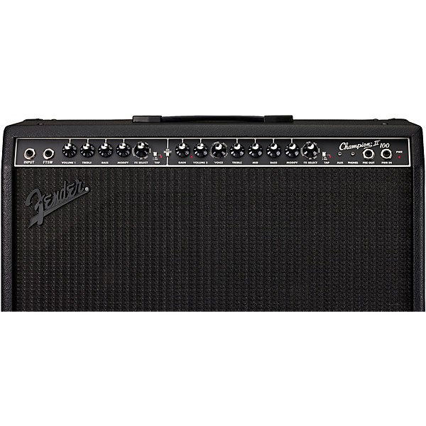 Fender Champion II 100 Blackout Edition 100W 2x12" Guitar Combo Amp - Black