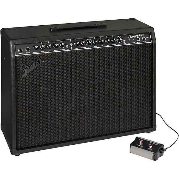 Fender Champion II 100 Blackout Edition 100W 2x12" Guitar Combo Amp - Black
