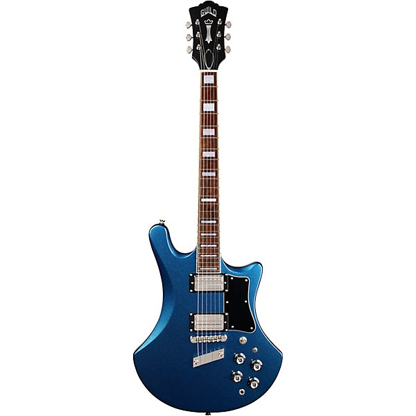 Guild S-300 Deluxe Electric Guitar - Neptune Blue Metallic