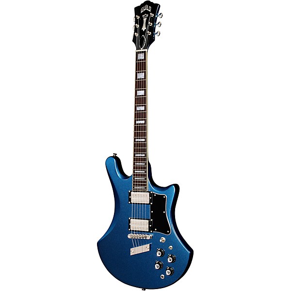 Guild S-300 Deluxe Electric Guitar - Neptune Blue Metallic