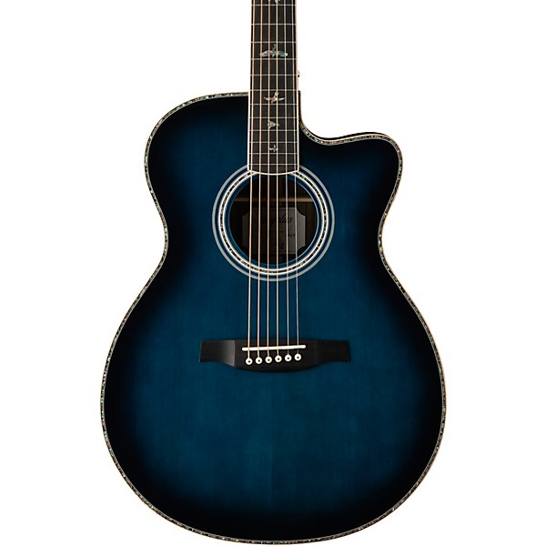 PRS SE A60E Angelus Acoustic-Electric Guitar - Cobalt Blue Burst