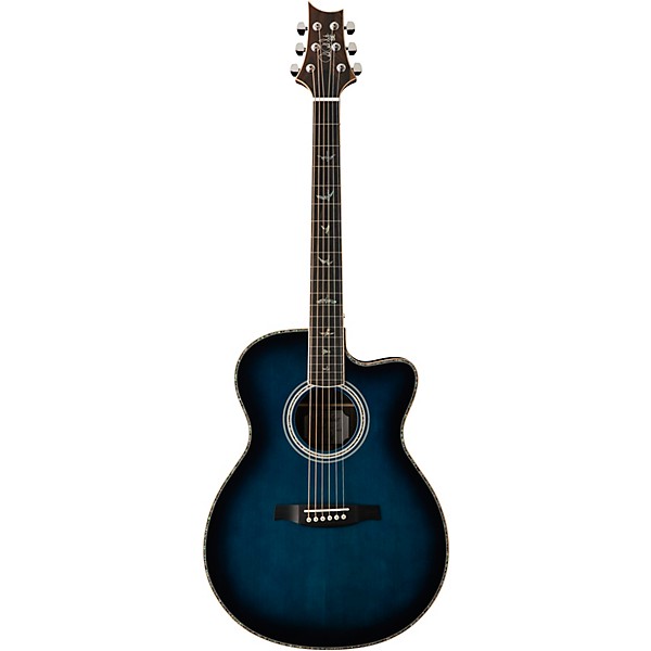 PRS SE A60E Angelus Acoustic-Electric Guitar - Cobalt Blue Burst