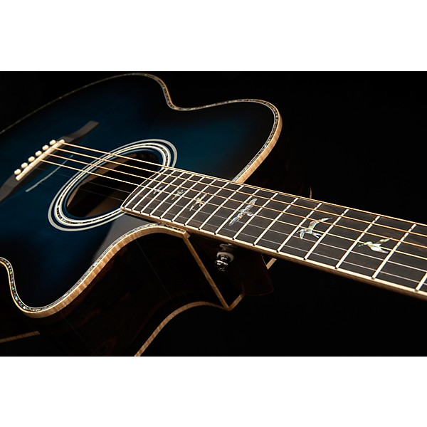 PRS SE A60E Angelus Acoustic-Electric Guitar - Cobalt Blue Burst