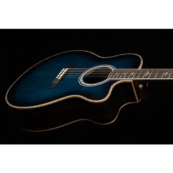 PRS SE A60E Angelus Acoustic-Electric Guitar - Cobalt Blue Burst