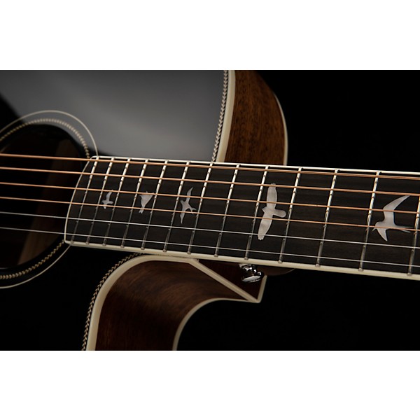 PRS SE A20E Angelus Acoustic-Electric Guitar - Black Top