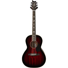 PRS SE P20E Parlor Acoustic-Electric Guitar - Fire Red Burst