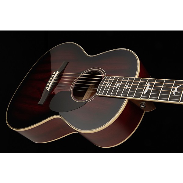 PRS SE P20E Parlor Acoustic-Electric Guitar - Fire Red Burst