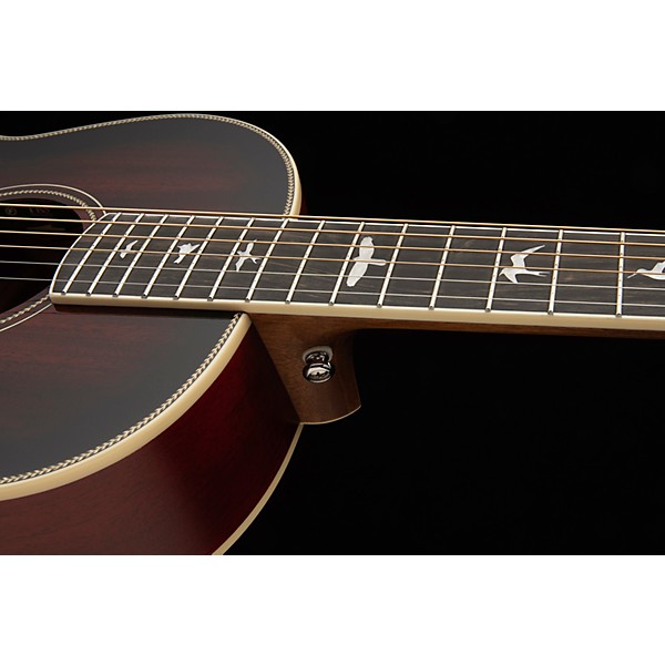 PRS SE P20E Parlor Acoustic-Electric Guitar - Fire Red Burst