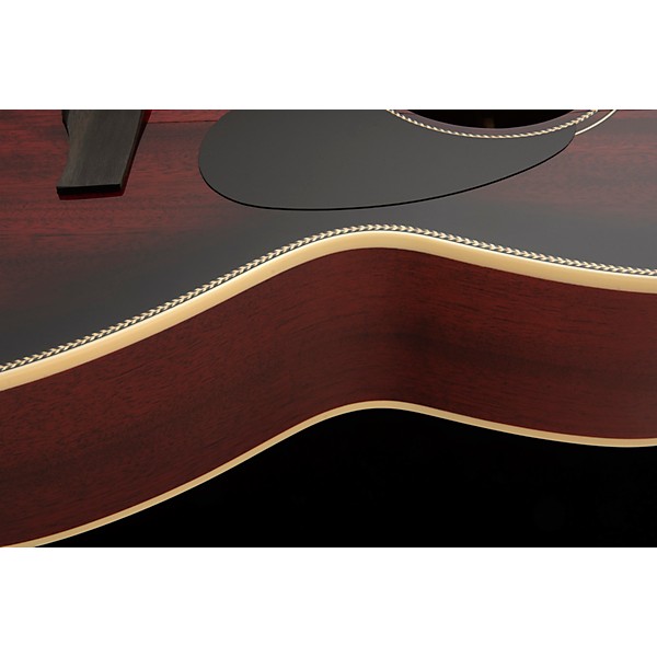 PRS SE P20E Parlor Acoustic-Electric Guitar - Fire Red Burst