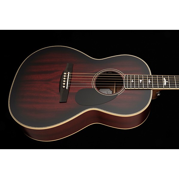 PRS SE P20E Parlor Acoustic-Electric Guitar - Fire Red Burst