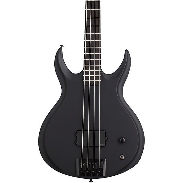 Schecter Guitar Research Devil-4 Electric Bass Guitar - Blackout