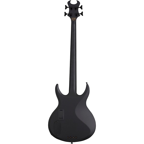 Schecter Guitar Research Devil-4 Electric Bass Guitar - Blackout