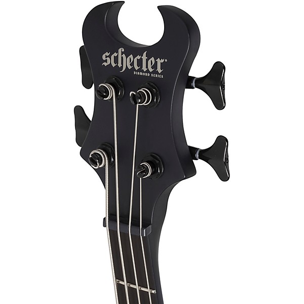Schecter Guitar Research Devil-4 Electric Bass Guitar - Blackout