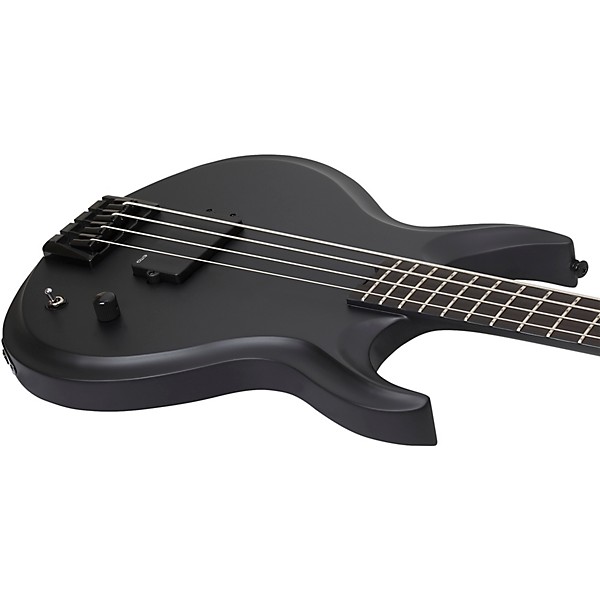 Schecter Guitar Research Devil-4 Electric Bass Guitar - Blackout