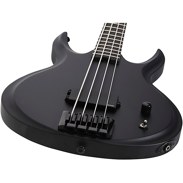 Schecter Guitar Research Devil-4 Electric Bass Guitar - Blackout