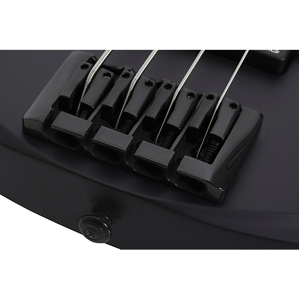 Schecter Guitar Research Devil-4 Electric Bass Guitar - Blackout