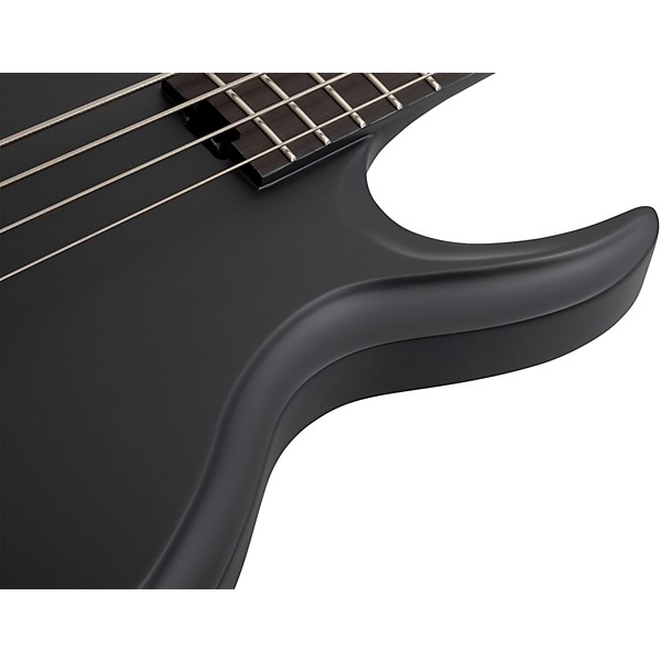 Schecter Guitar Research Devil-4 Electric Bass Guitar - Blackout