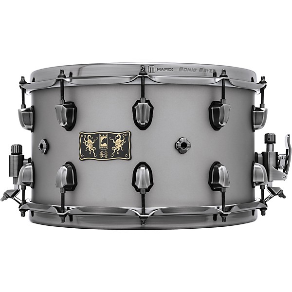 Mapex Artist Collection PsychOctopus Aquiles Priester Signature Maple/Padauk Snare Drum - 14 x 8 in. Gun Metal Grey
