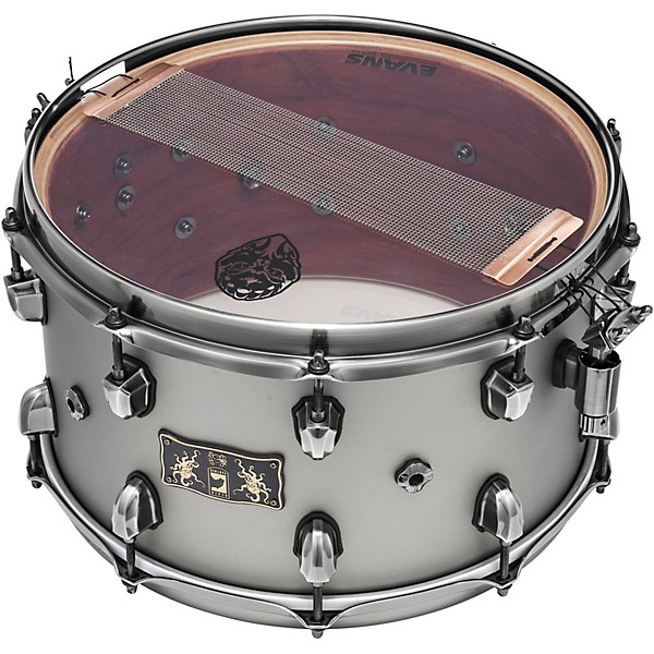 Mapex Artist Collection PsychOctopus Aquiles Priester Signature Maple/Padauk Snare Drum - 14 x 8 in. Gun Metal Grey