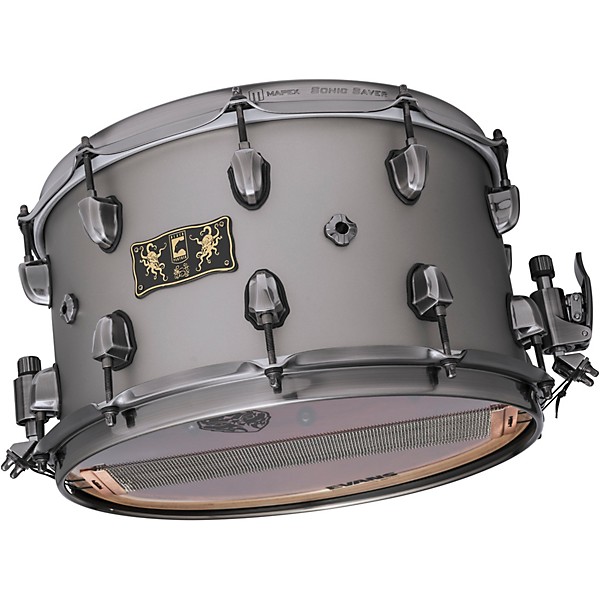 Mapex Artist Collection PsychOctopus Aquiles Priester Signature Maple/Padauk Snare Drum - 14 x 8 in. Gun Metal Grey