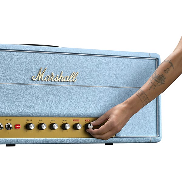 Marshall 1959BJA Billie Joe Armstrong Artist Series 100W Tube Guitar Amp Head - Baby Blue