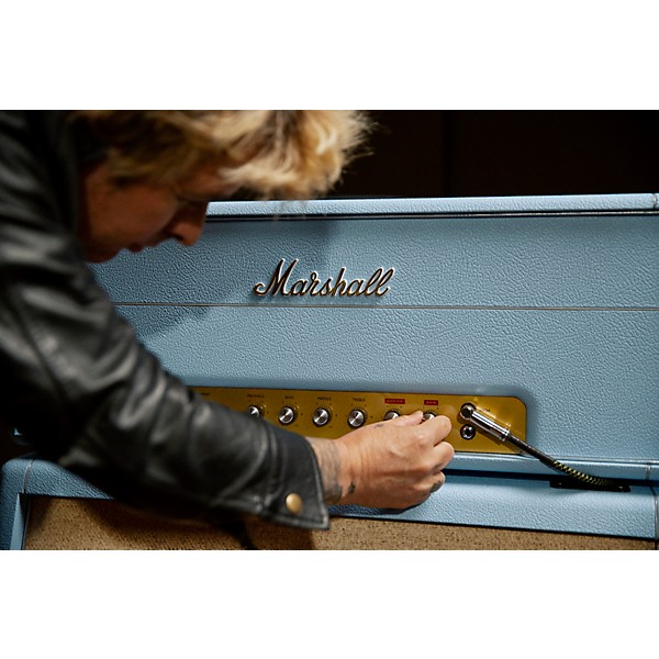Marshall 1959BJA Billie Joe Armstrong Artist Series 100W Tube Guitar Amp Head - Baby Blue