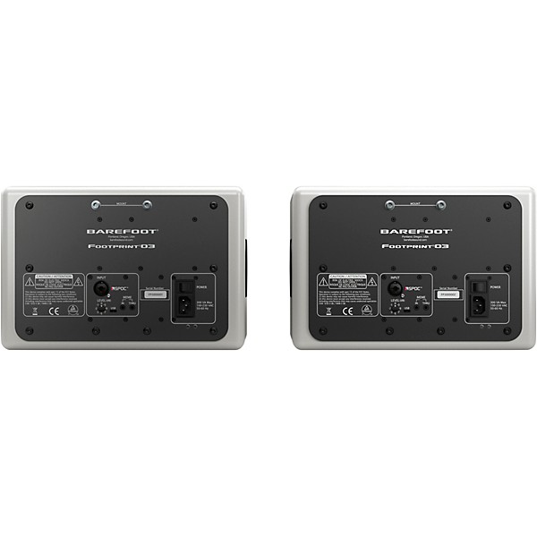 Barefoot Sound Footprint03 Powered Studio Monitor Pair - White