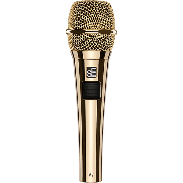 sE Electronics V7 PTT Talkback Dynamic Microphone - Gold
