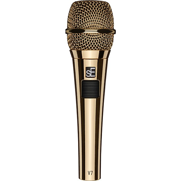 sE Electronics V7 PTT Talkback Dynamic Microphone - Gold