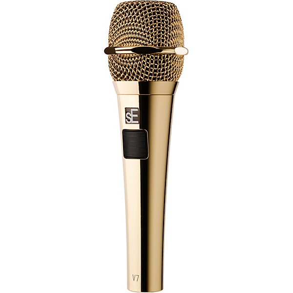 sE Electronics V7 PTT Talkback Dynamic Microphone - Gold