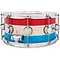 DW Collector's Series Red, White and Blue 333 Maple Snare Drum - 14 x 6.5 in.