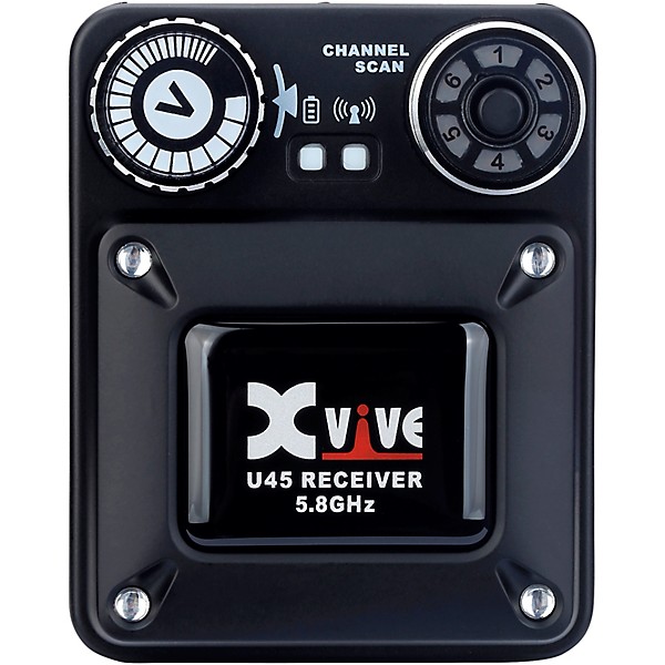 Xvive U45 Black In-Ear Wireless System with JH Audio Jessie IEMs