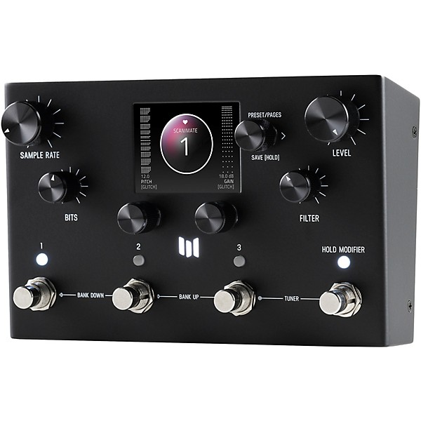 Meris Ottobit X Modular Degradation and Texture Engine Pedal - Black