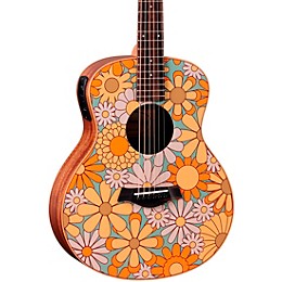 Taylor GS Mini-e Special Edition Acoustic-Electric Guitar - Floral Blue