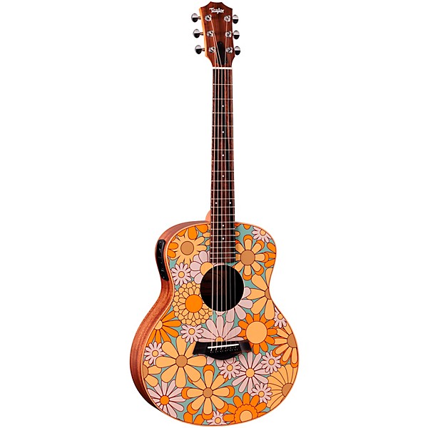 Taylor GS Mini-e Special Edition Acoustic-Electric Guitar - Floral Blue